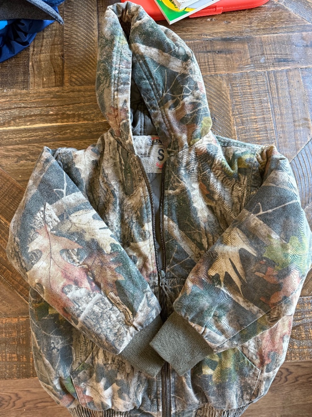 Camo medium weight coat
